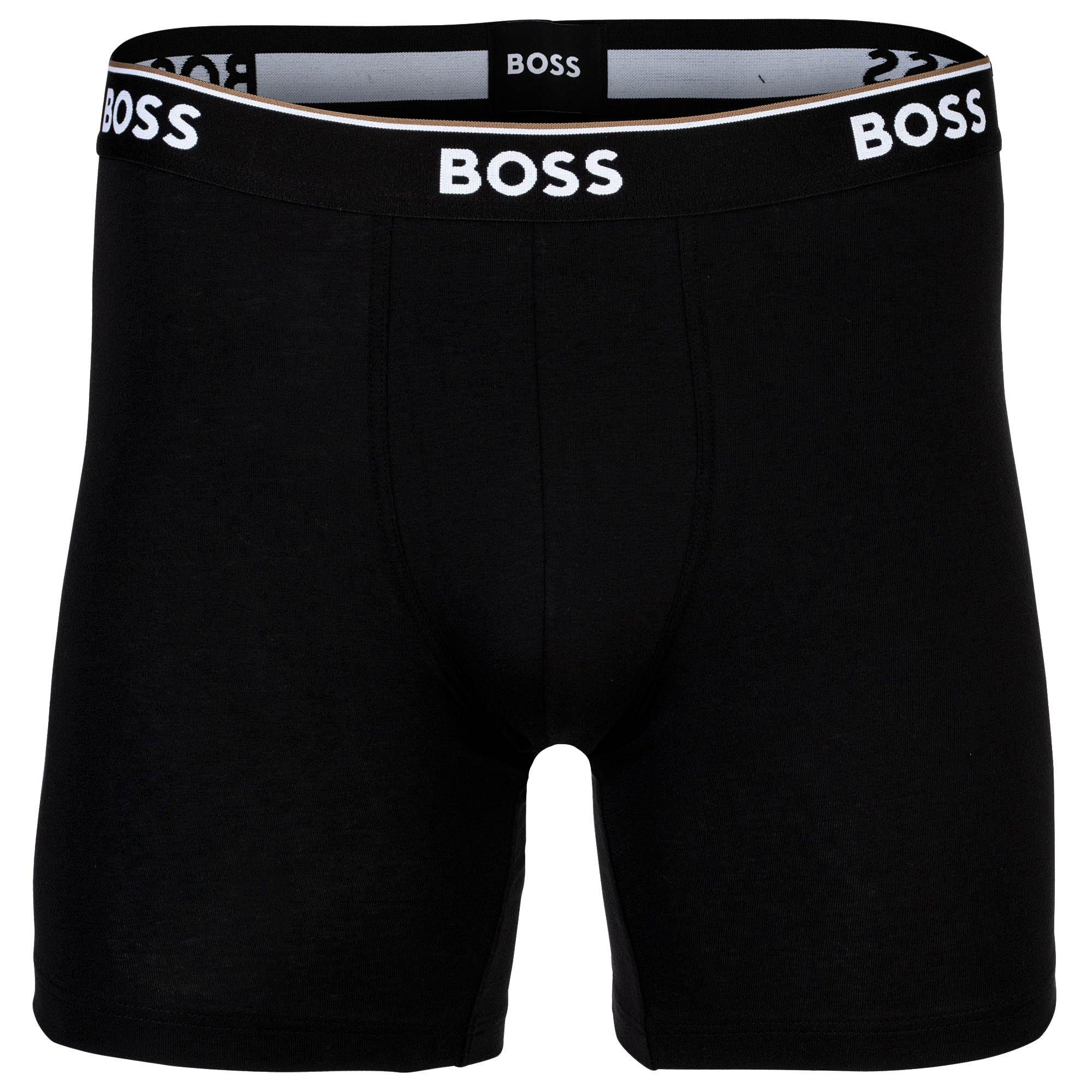 BOSS Boxershort 3er Pack Stretch-Power Boxer Brief Long