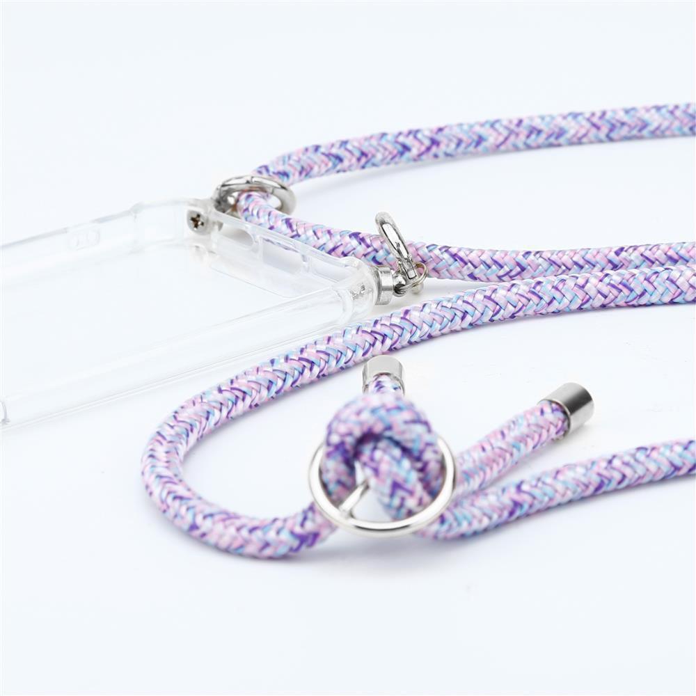 Cadorabo Handy Kette für Huawei P30 Silikon mit Silbernen Ringen