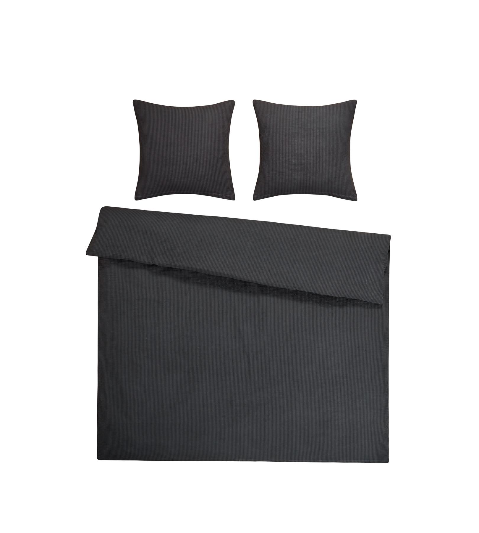 Flair Seersucker Uni Bettwäsche Set