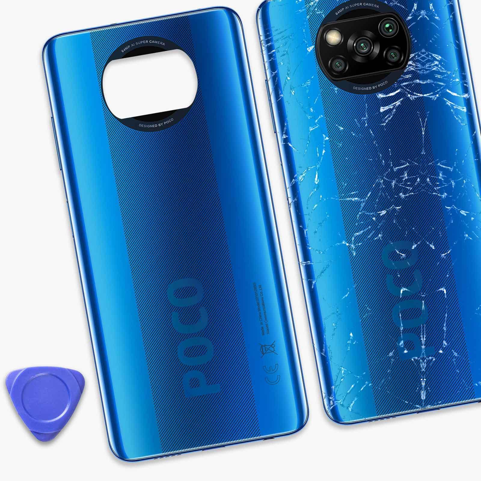 XIAOMI Xiaomi Poco X3 Akkudeckel Blue