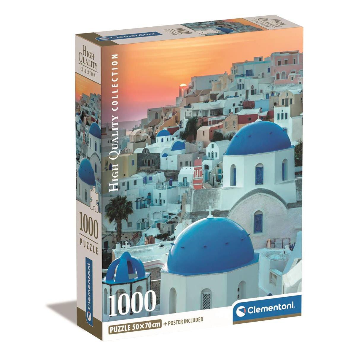 Clementoni Puzzle Santorini (1000Teile)