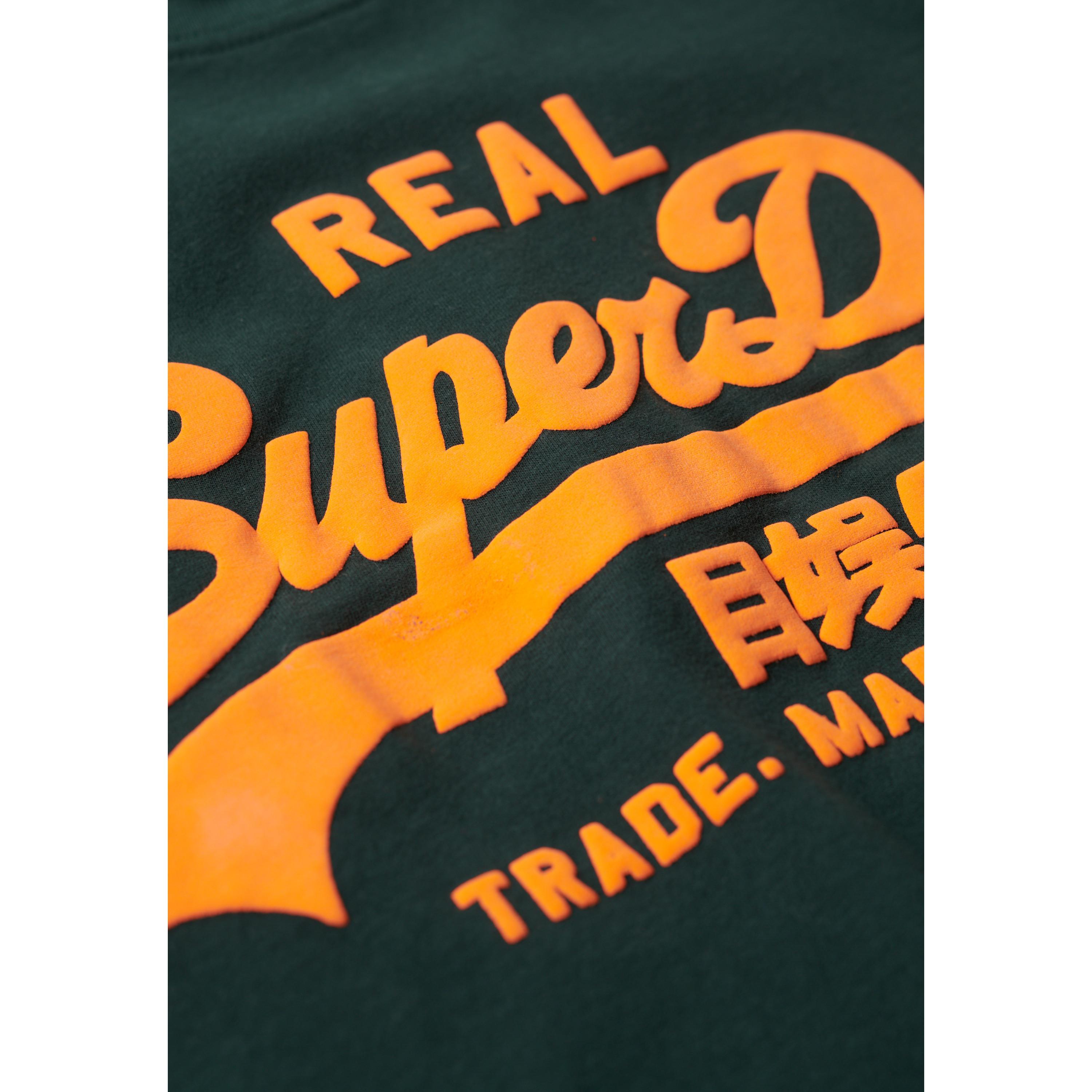 Superdry Eng anliegendes T-Shirt mit Neonmotiv