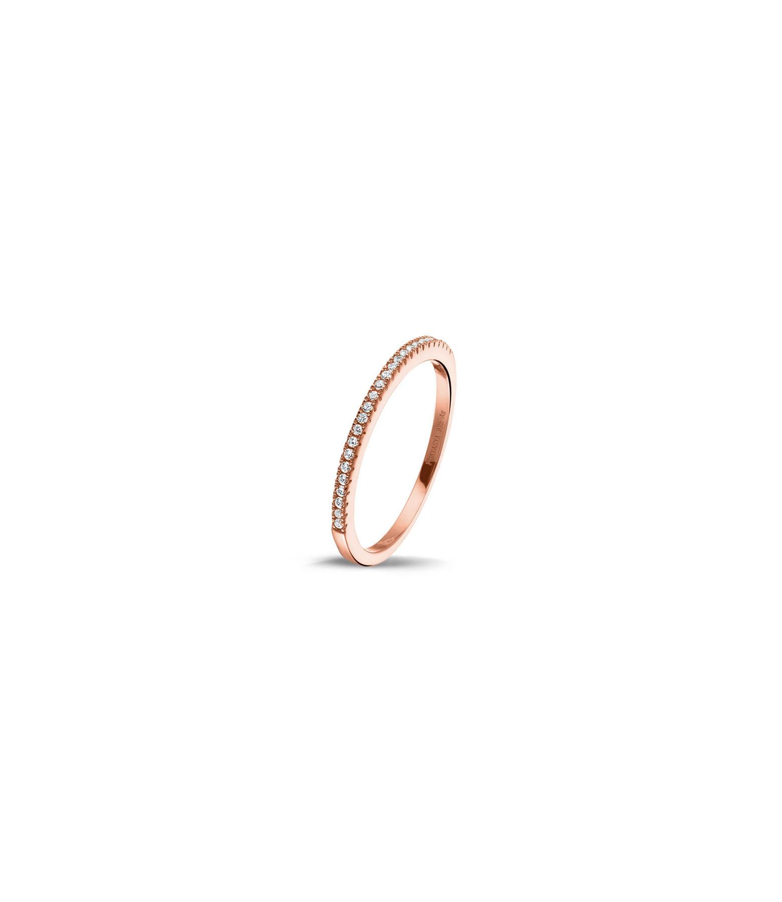 PHANTASYA Ring mit Zirkonia 1361 Roségold