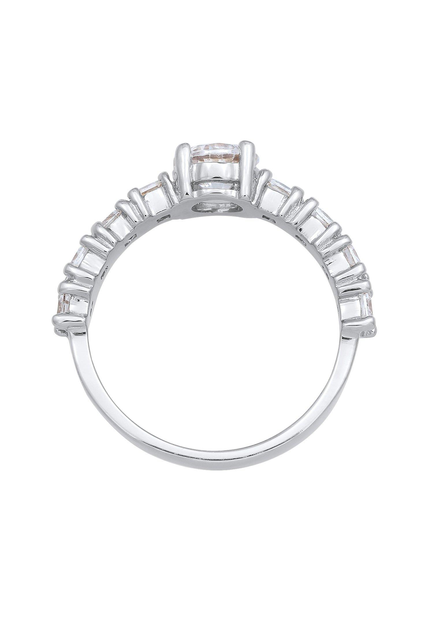 Elli Ring Elli Ring Zirkonia Verlobung Eternity 925 Silber