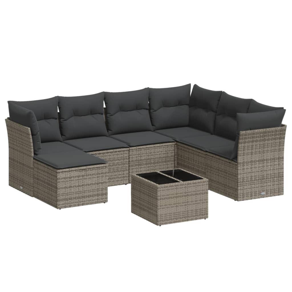 VidaXL Garten sofagarnitur poly-rattan