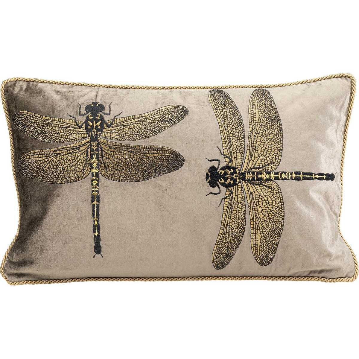 KARE Design Kissen Glitter Dragonfly 50x30