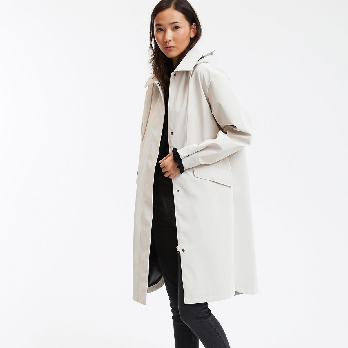 La Redoute Collections Oversized-Regenmantel mit Kapuze
