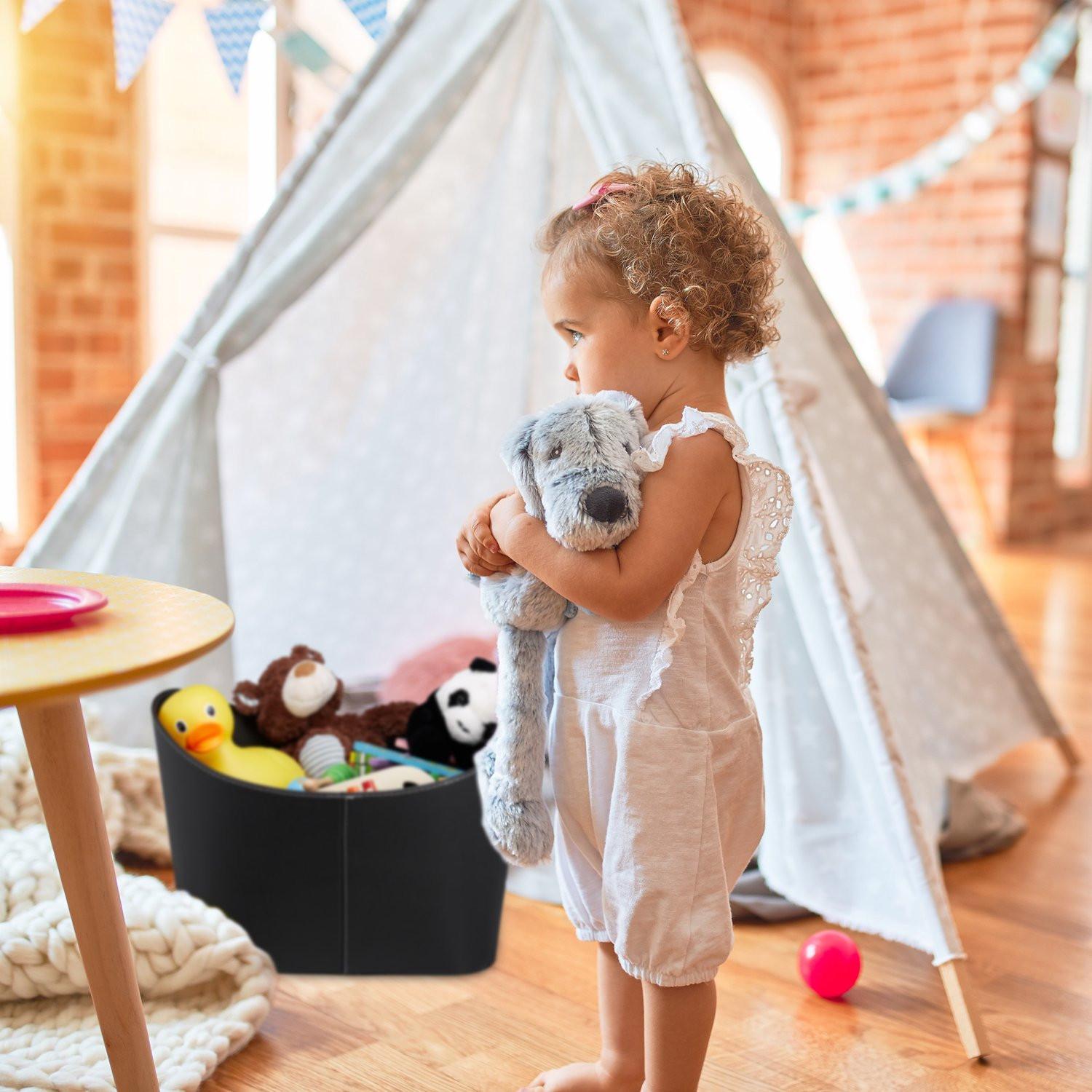 B2X Brennholzkorb ausem Kunstleder