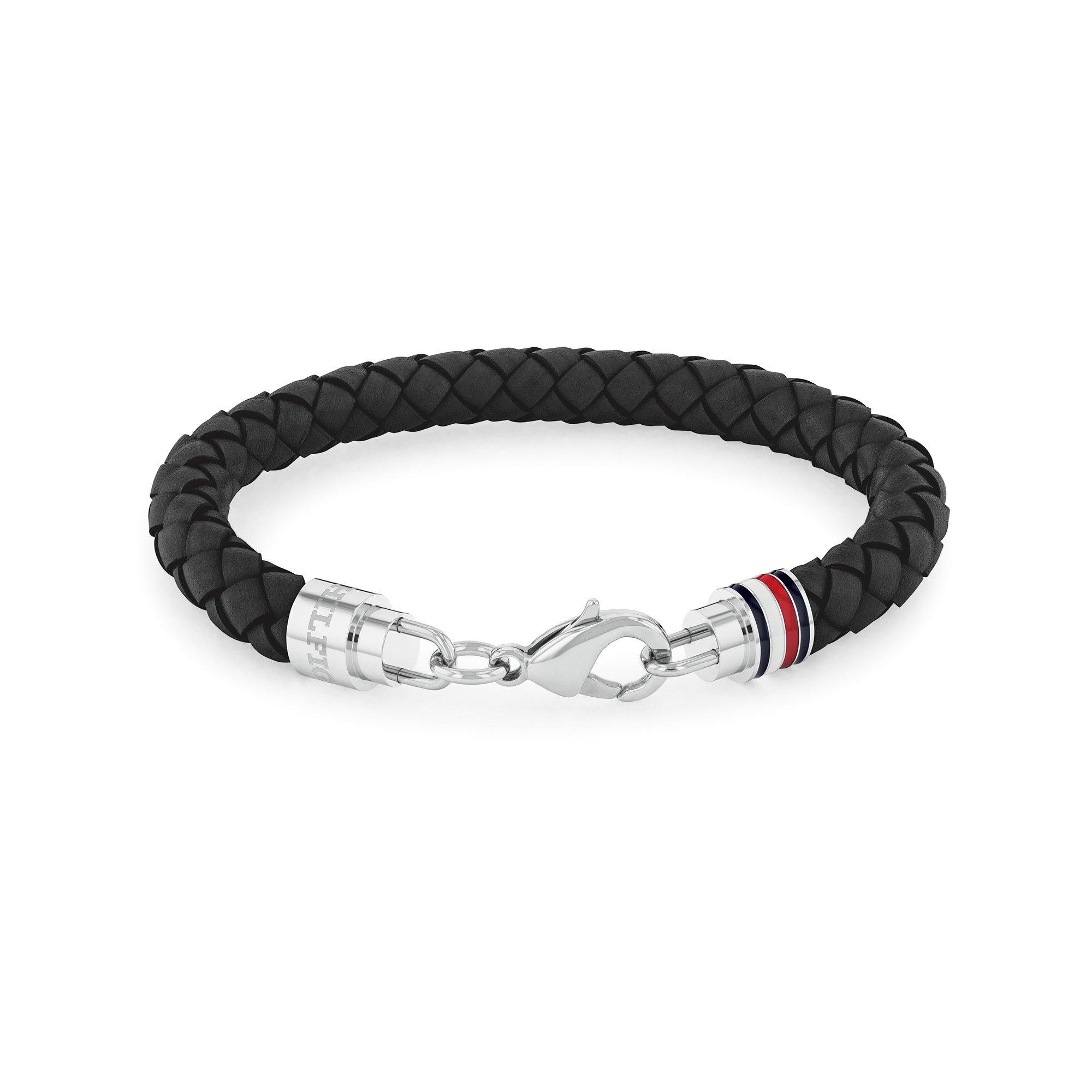 TOMMY HILFIGER ICONIC TH BRAIDED LEATHER BRACELET Armband