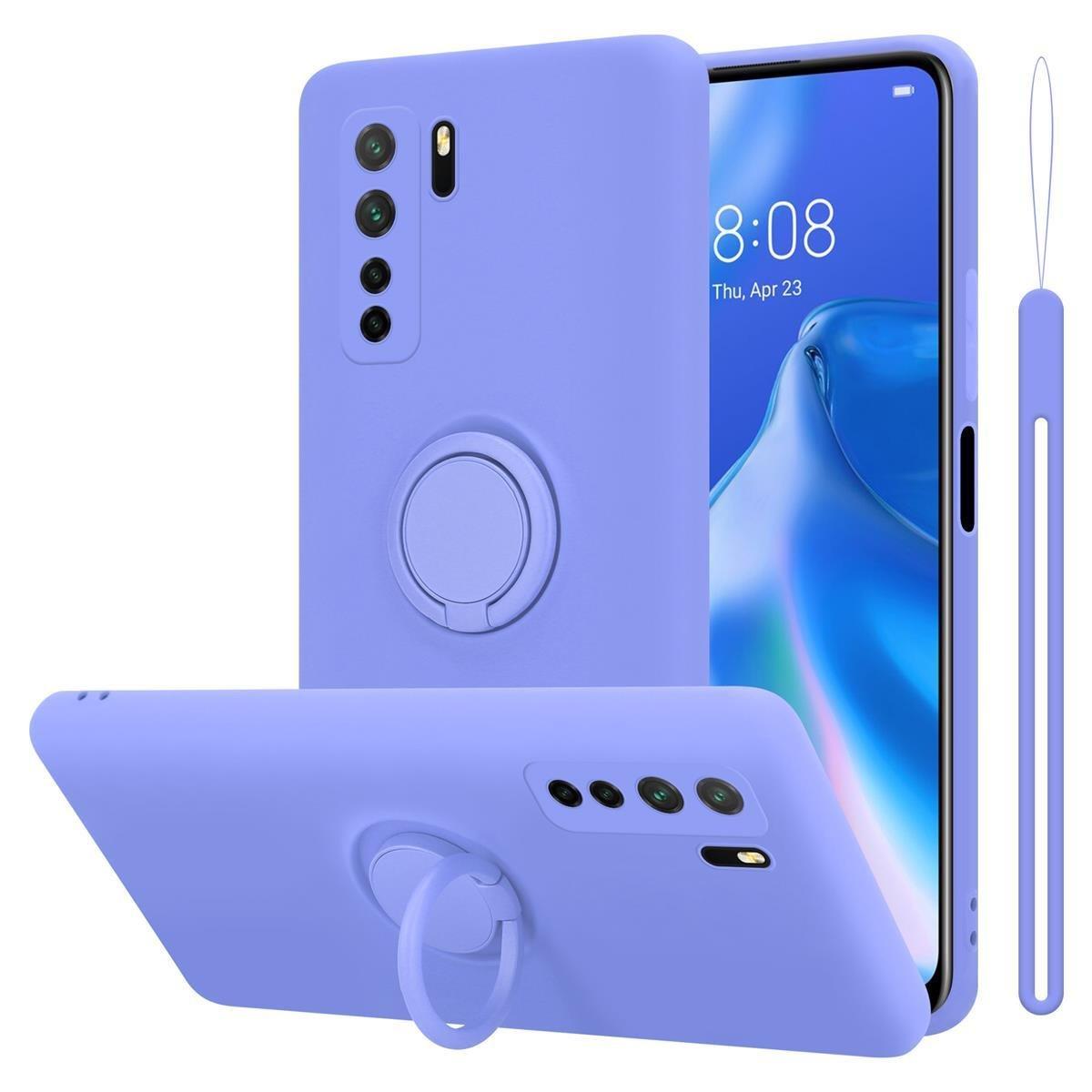 Cadorabo Hülle für Huawei NOVA 6 SE P40 LITE NOVA 7i TPU Silikon mit Ring Liquid