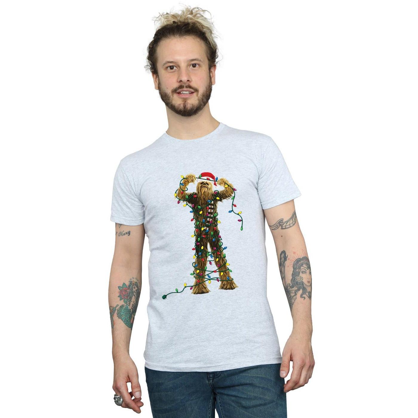 STAR WARS Star Wars Chewbacca Christmas Lights T-Shirt