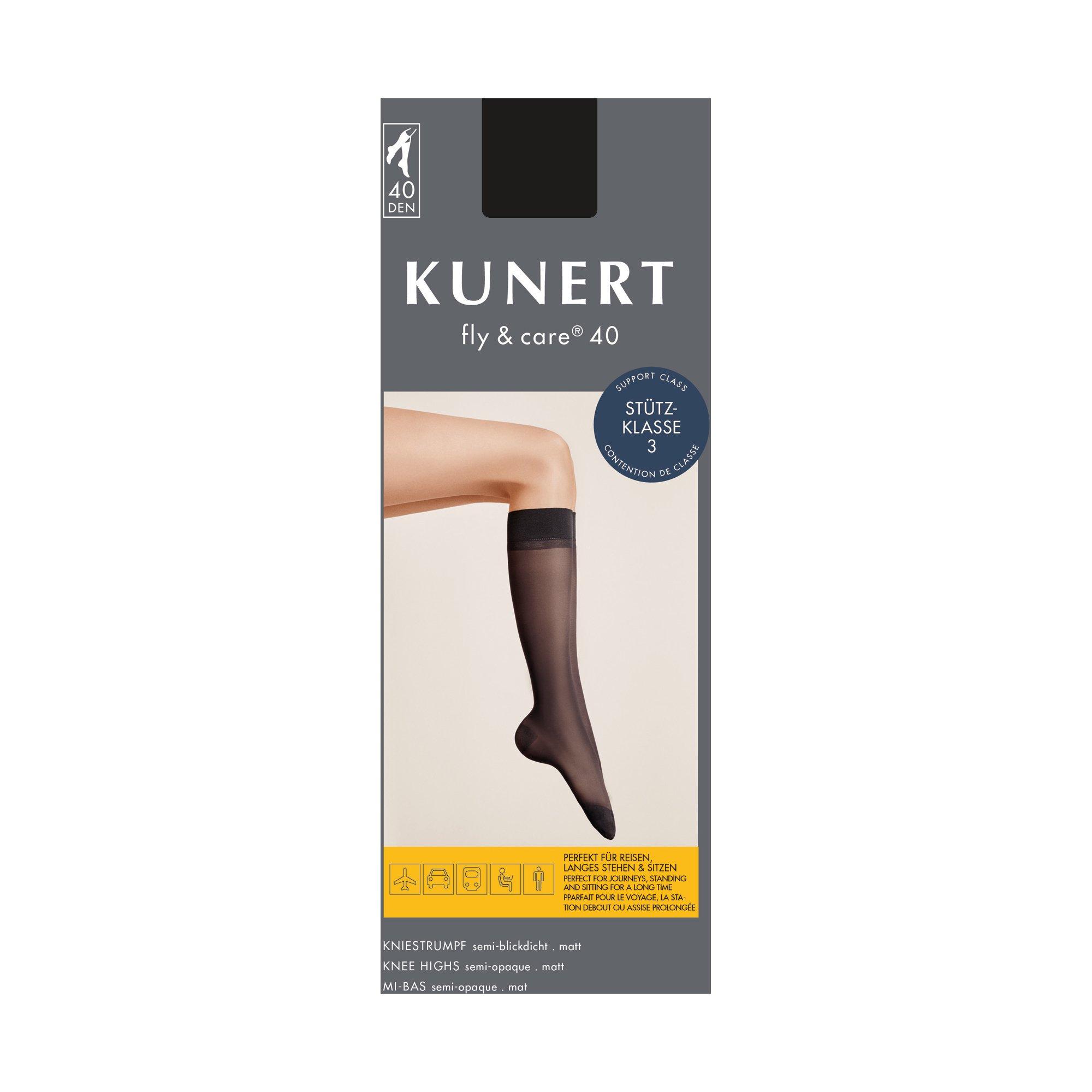 Kunert Fly & Care 40® Kniestrumpf, 15 Den