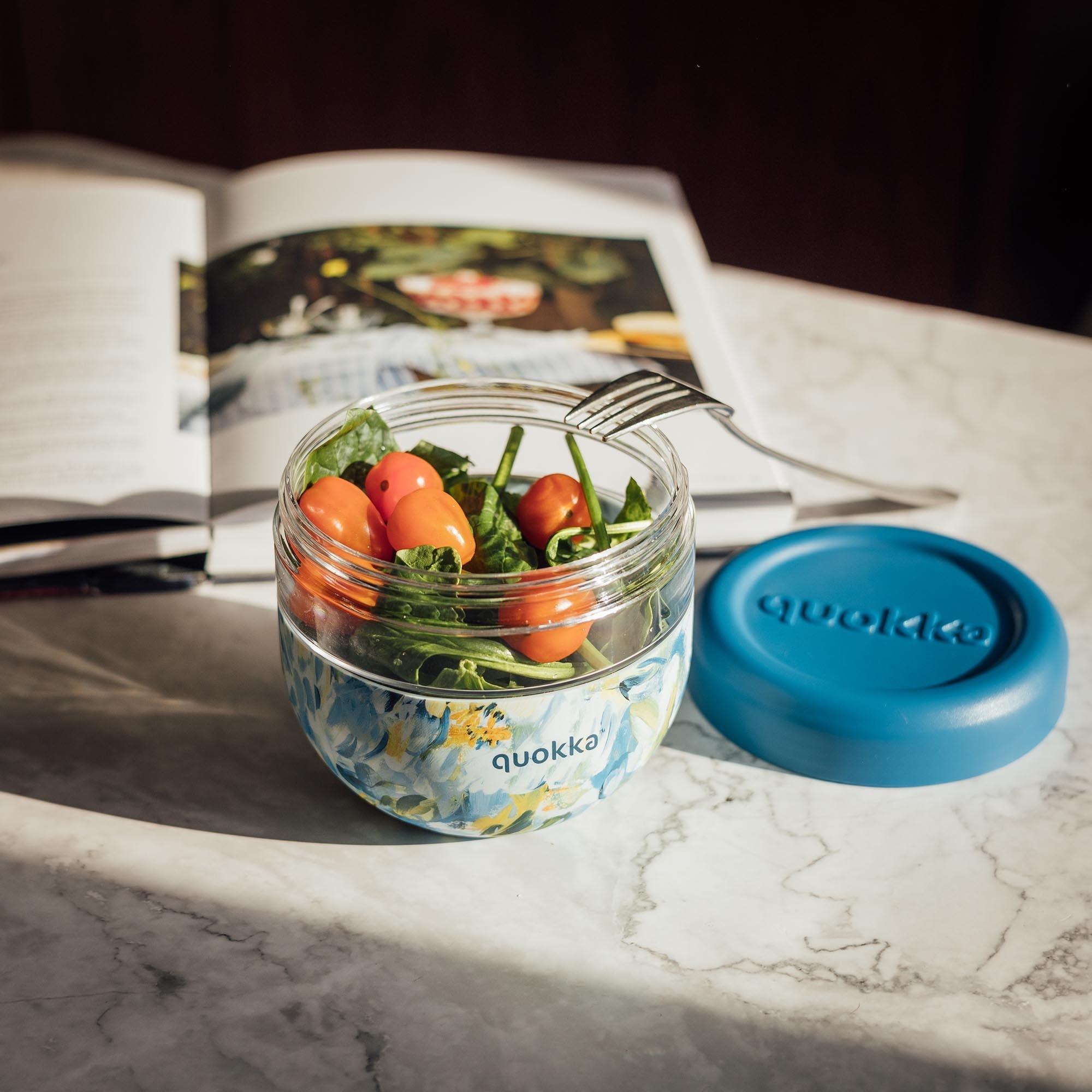 Quokka Bubble Peonies 750 ml - Foodbehälter