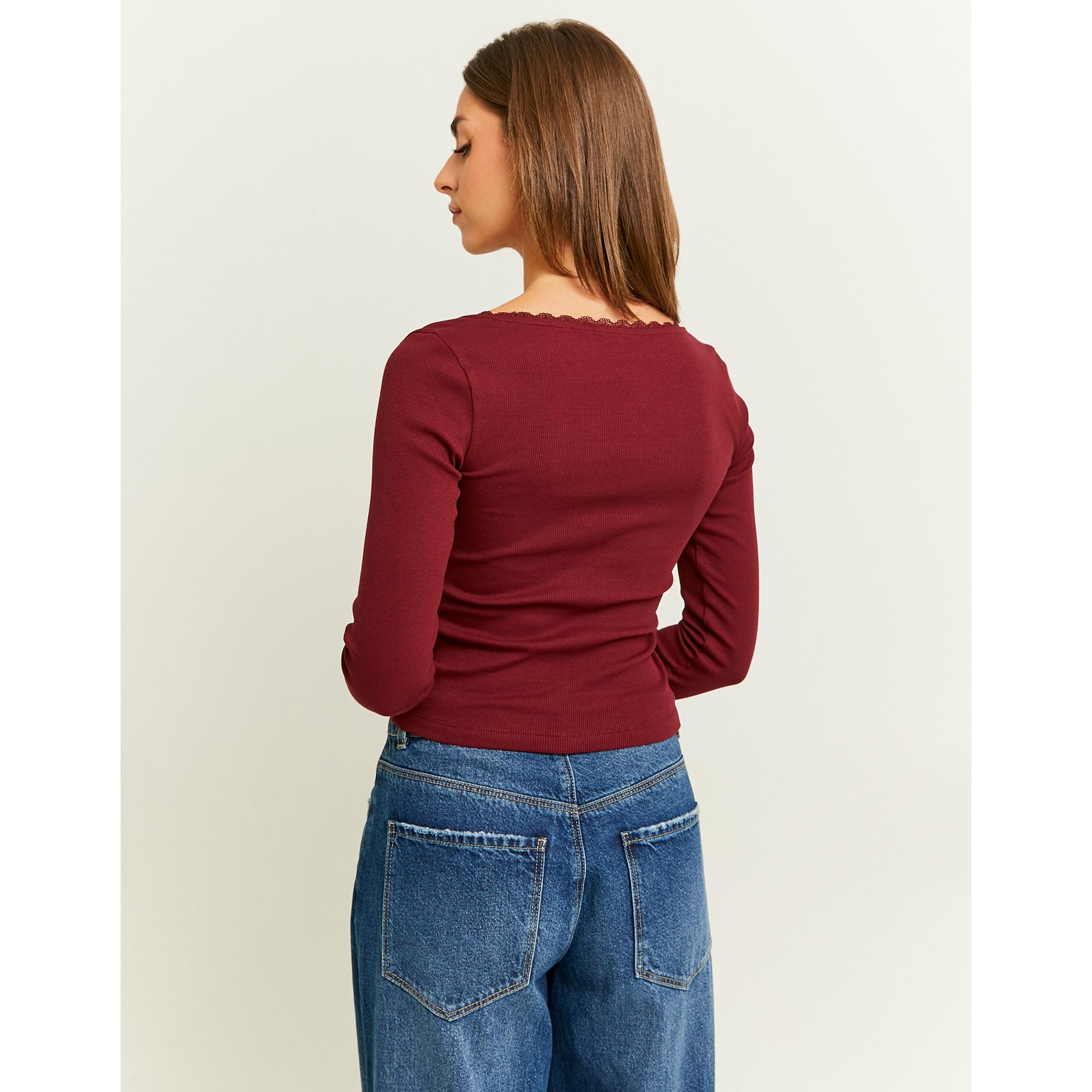 Tally Weijl T-Shirt mit Spitzendetail