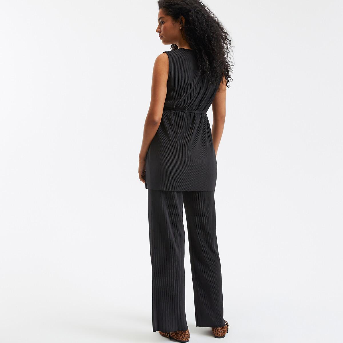 La Redoute Collections Weite Umstandshose mit hohem Bund