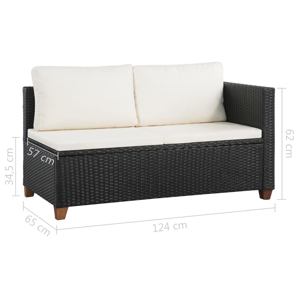 VidaXL Garten-sofagarnitur poly-rattan