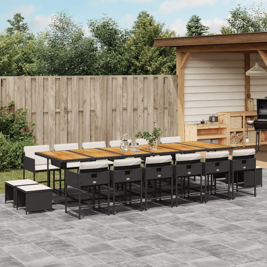 VidaXL Garten essgruppe poly-rattan