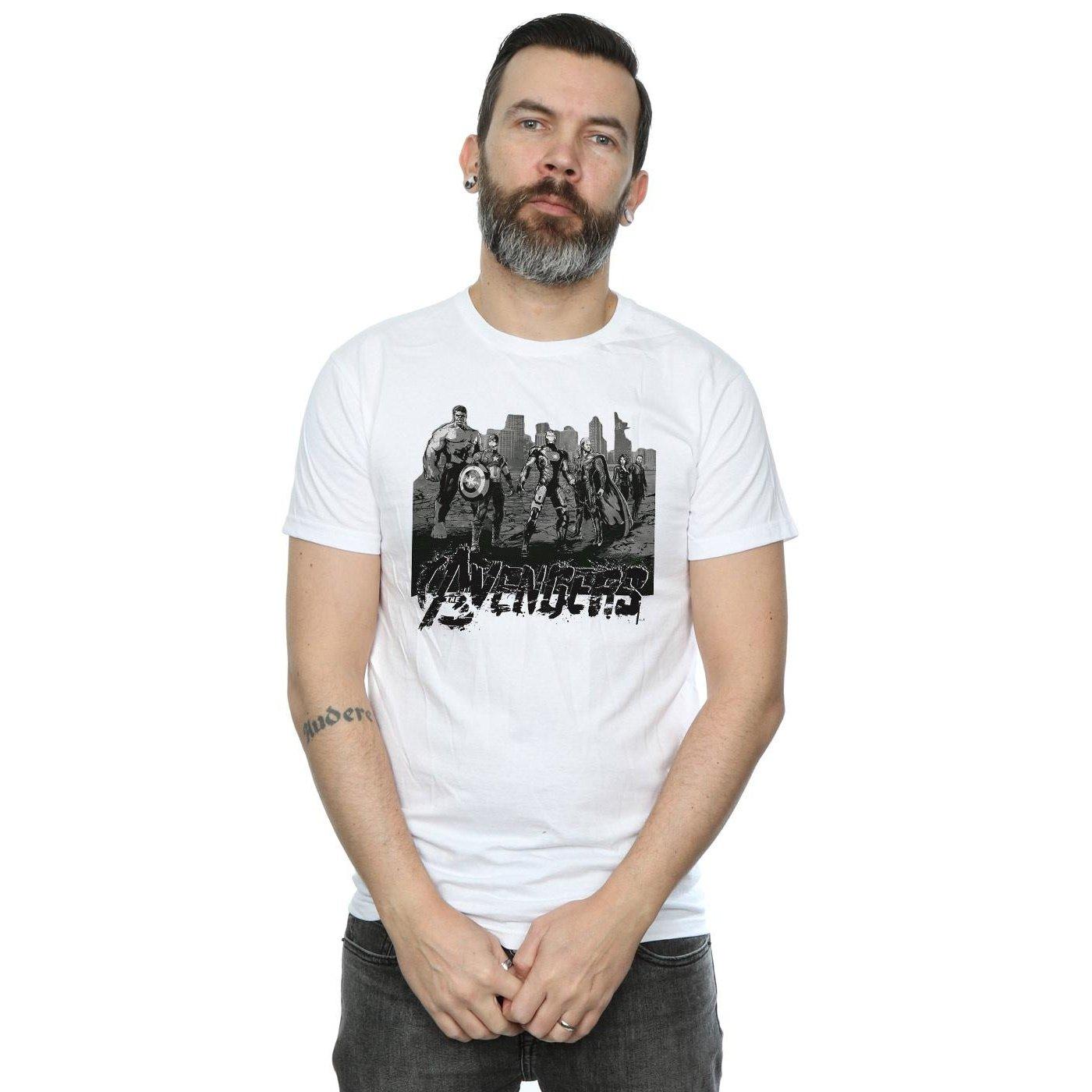 MARVEL Avengers Grafikdruck Kurzarm T-Shirt