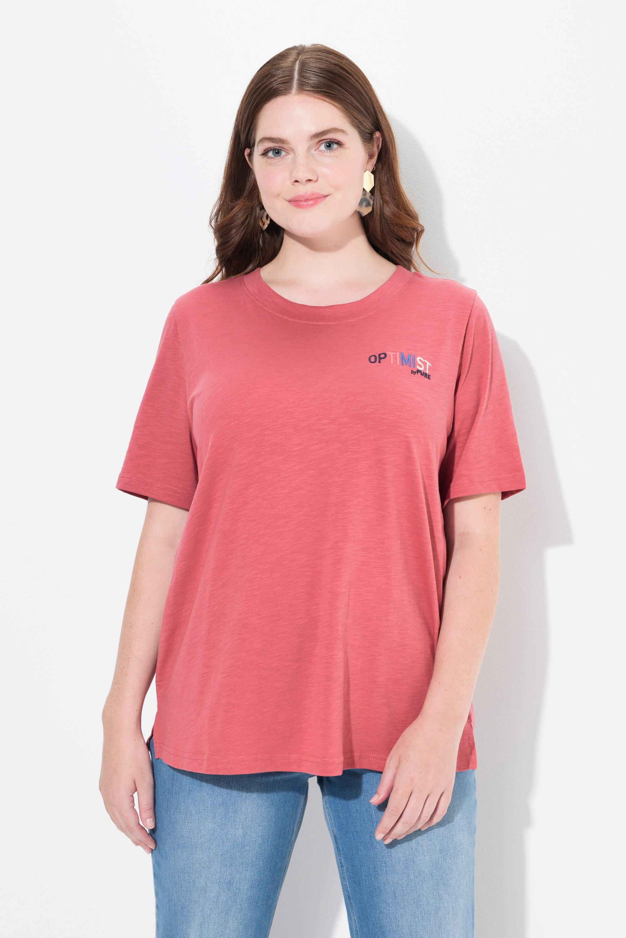 Ulla Popken Optimist Rundhals Halbarm T-Shirt