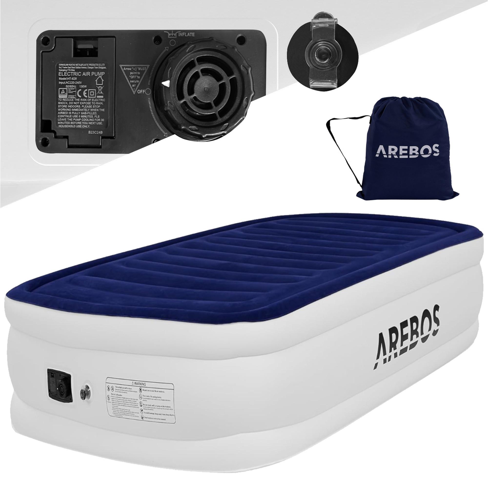 Arebos Luftmatratze selbstaufblasend Gästebett Bett Matratze Luftbett mit Pumpe