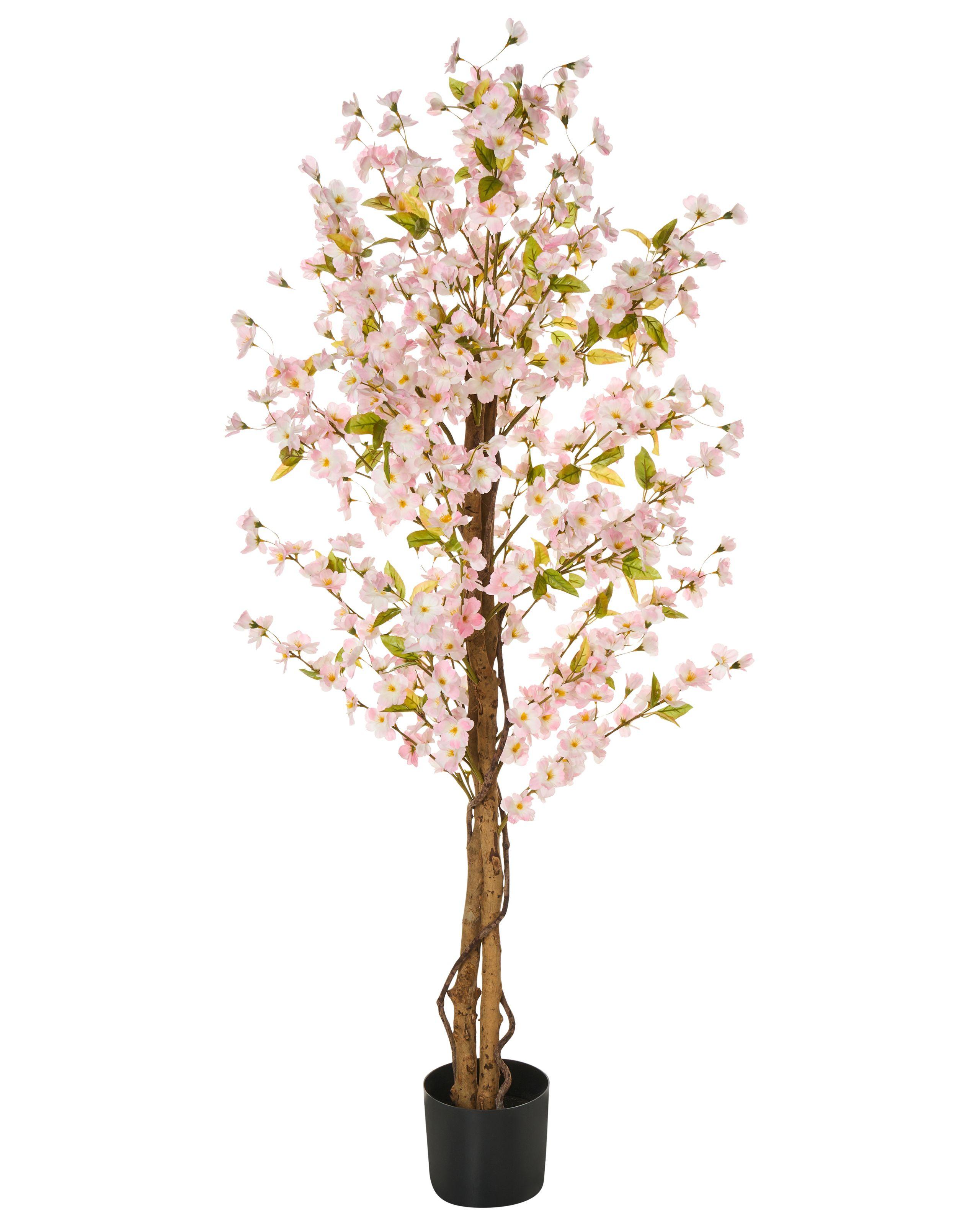 Beliani Kunstpflanze aus Kunststoff Modern SAKURA
