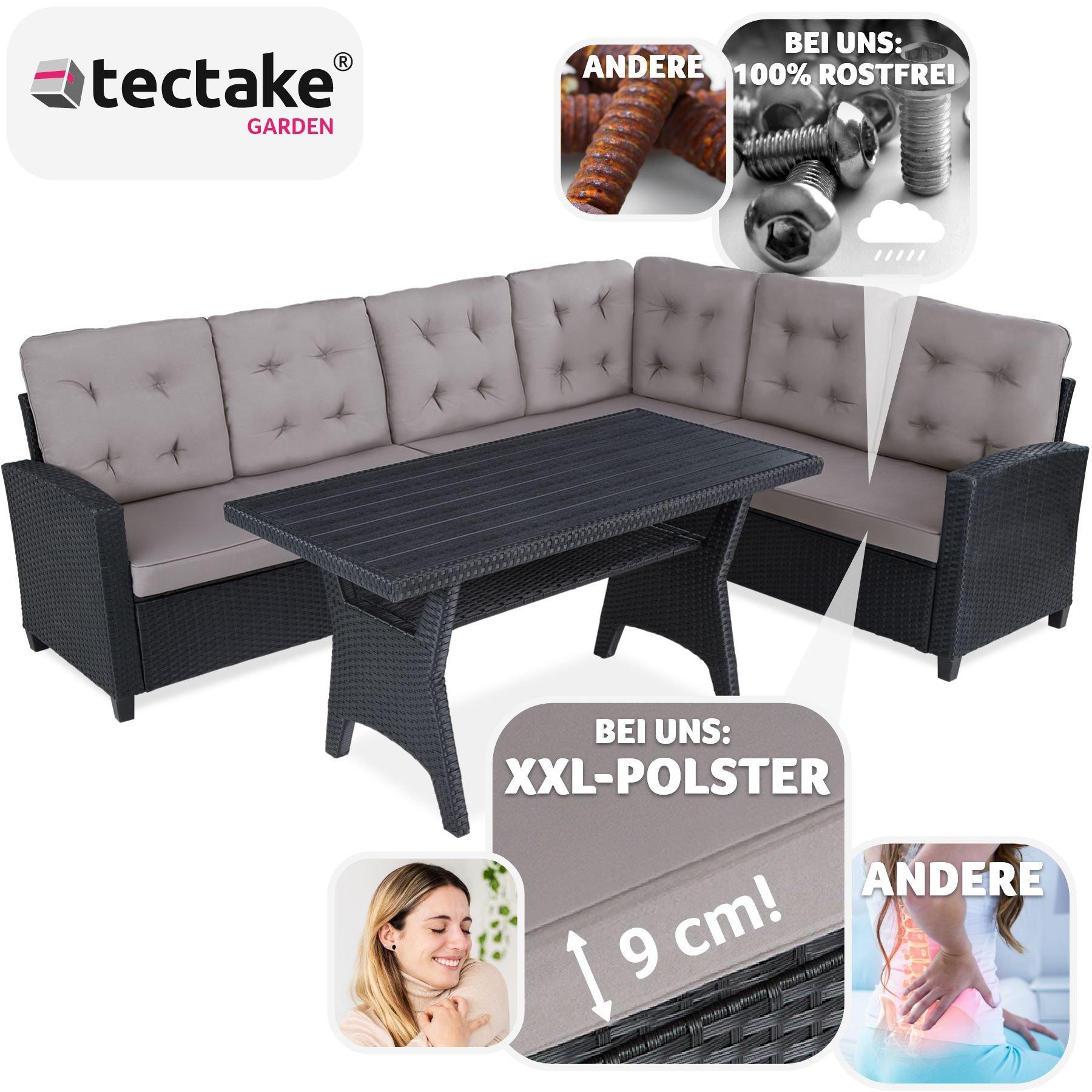 Tectake Rattan Lounge Catania