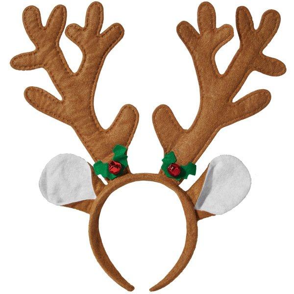 Tectake Rentiergeweih hellbraun