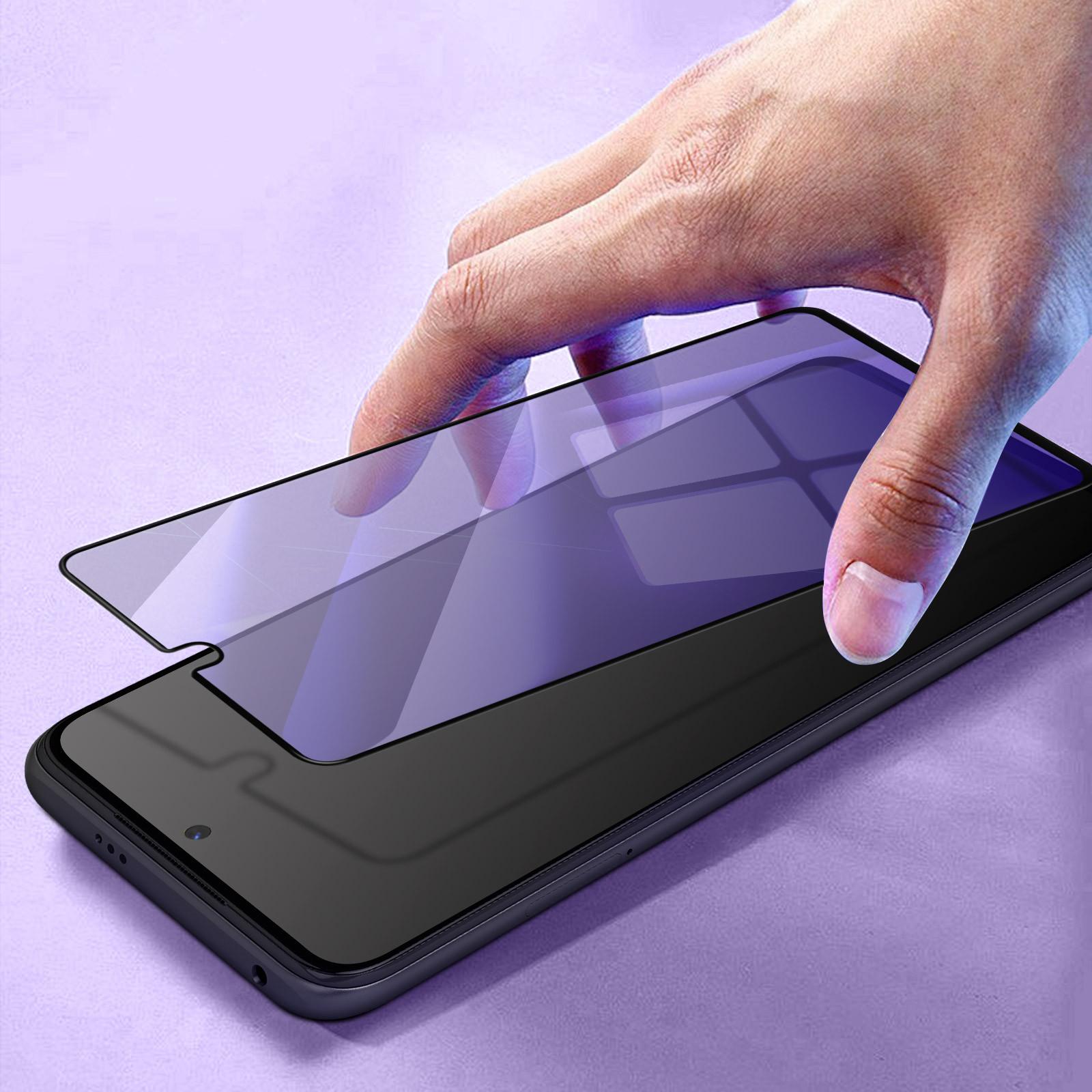 Avizar Blaulichtschutz Redmi Note 10 Schwarz