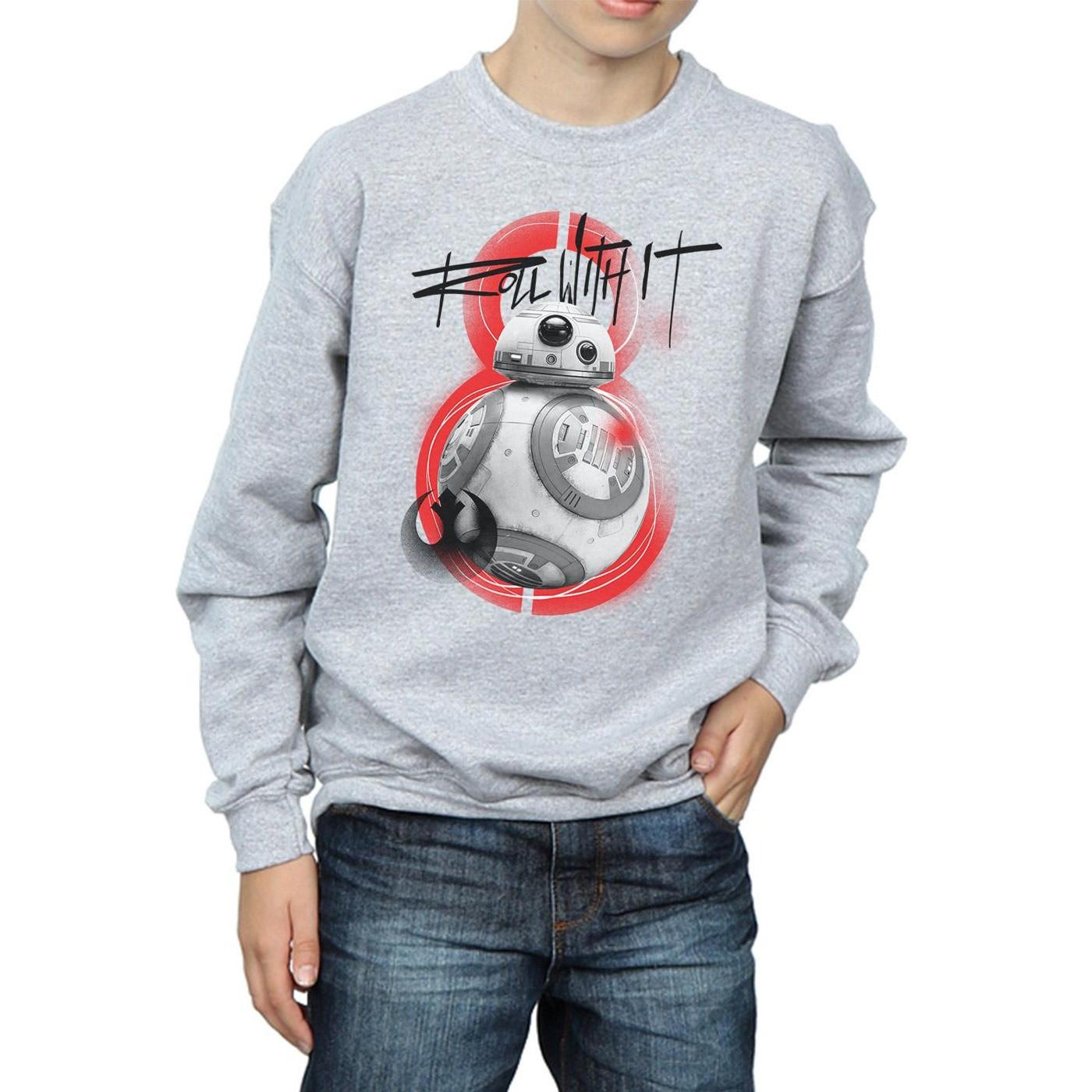 STAR WARS The Last Jedi Roll With It Sweatshirt