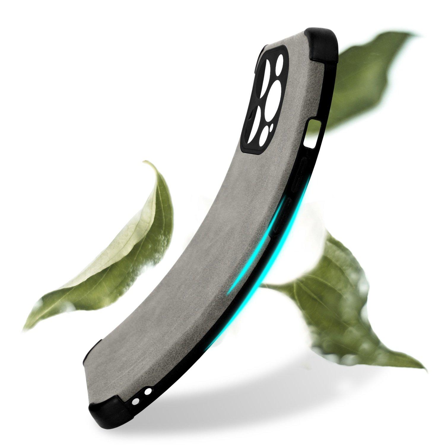 Cadorabo Hülle für Apple iPhone 11 PRO MAX mit Kunst-Wildleder Rückseite