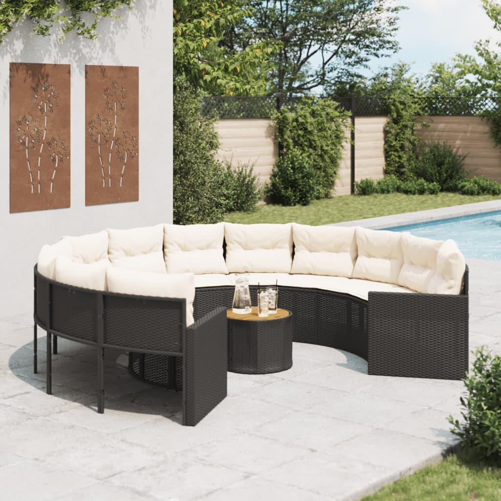 VidaXL Gartensofa poly-rattan