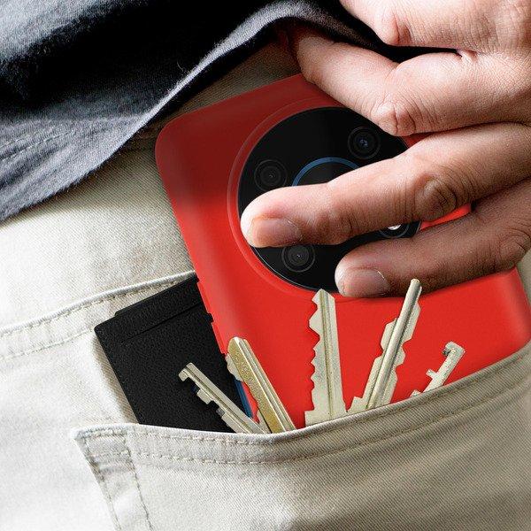 Avizar Soft Touch Hülle Honor Magic 4 Lite Rot