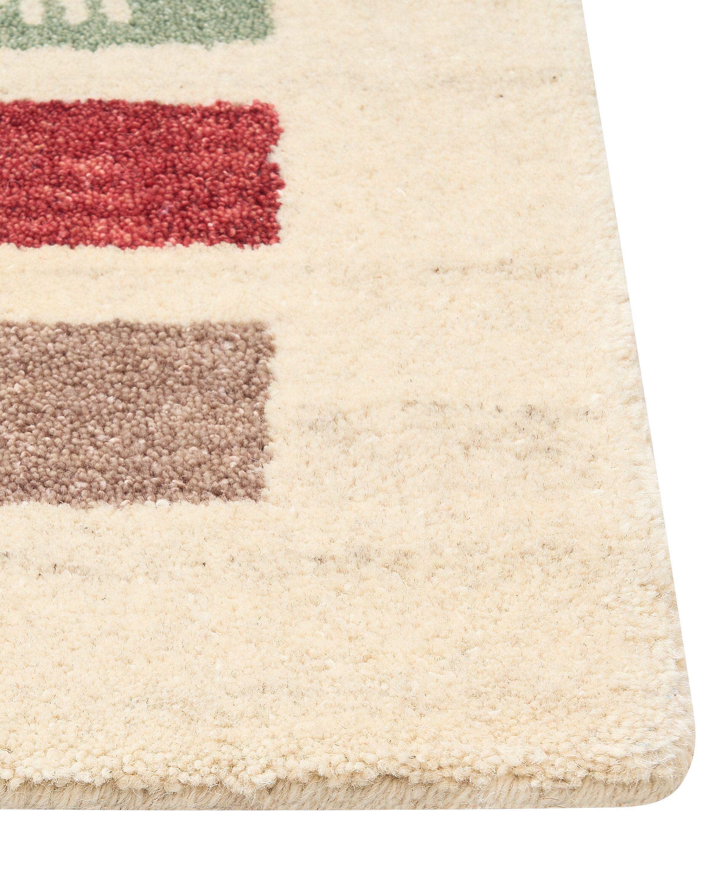 Beliani Teppich aus Wolle Boho MURATLI