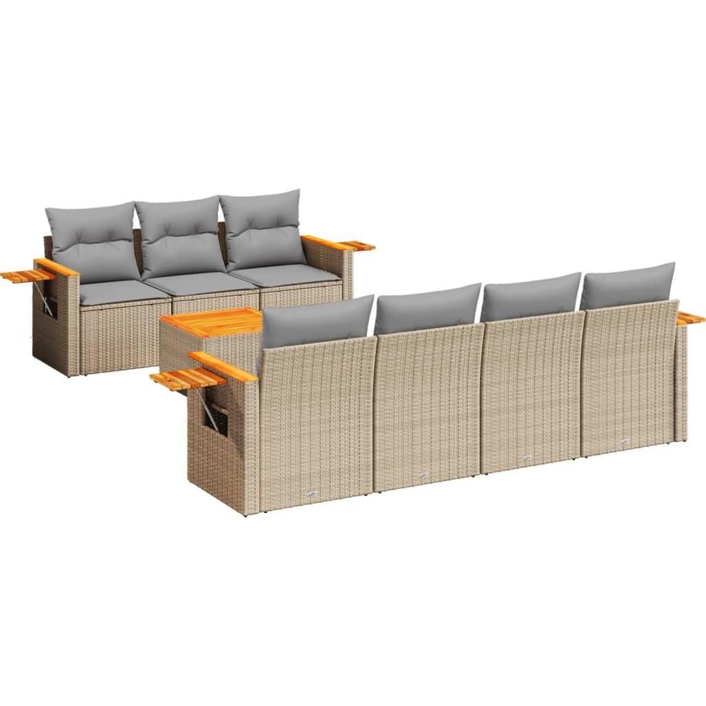 VidaXL Garten sofagarnitur poly-rattan