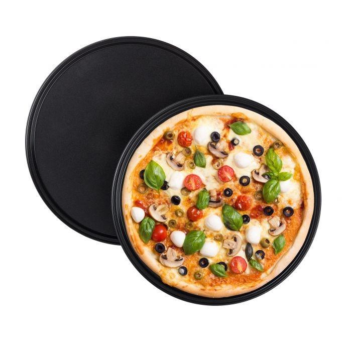 B2X 2 Stk. runde Pizzapfannen