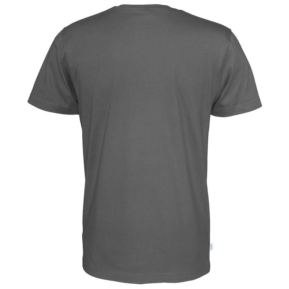 Cottover Unifarbenes Kurzarm T-Shirt