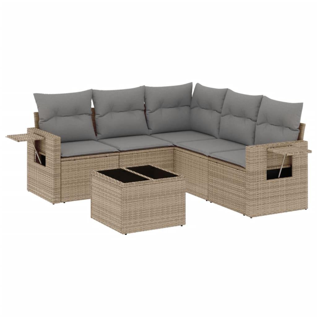 VidaXL Garten sofagarnitur poly-rattan
