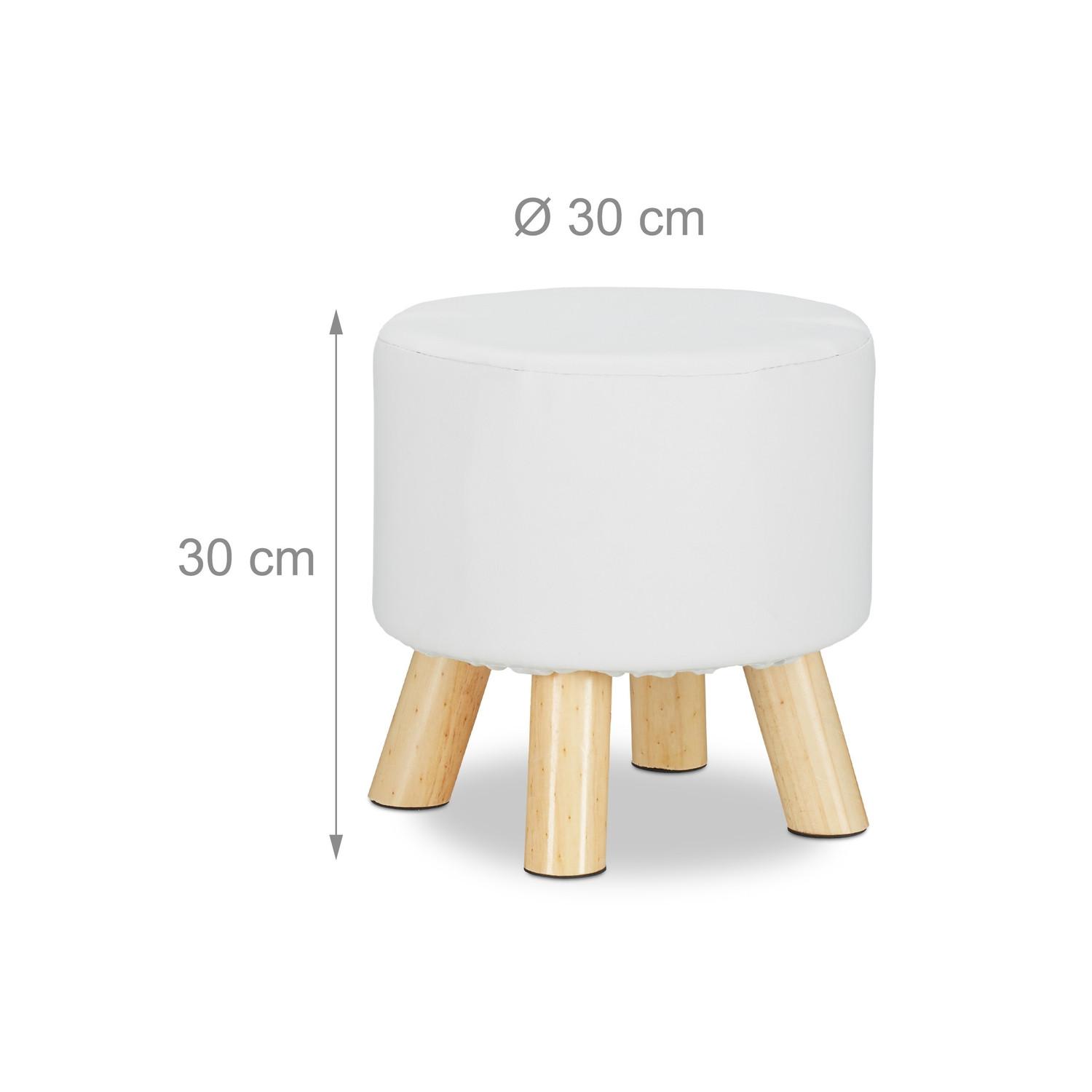 Northix Hocker aus Kunstleder