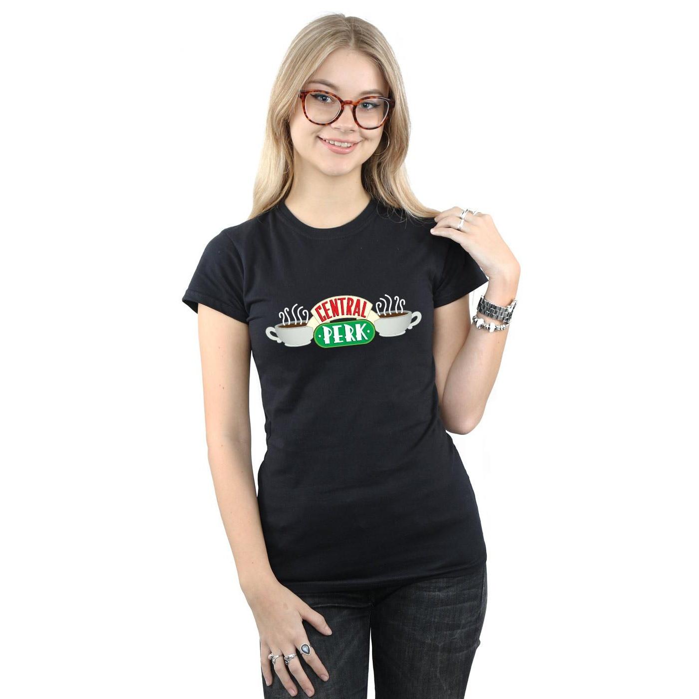 Friends Central Perk Grafikdruck Slim Fit T-Shirt