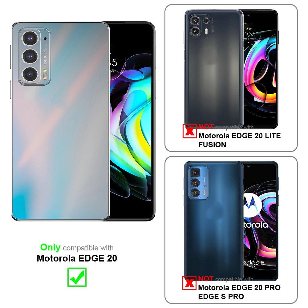 Cadorabo Hülle für Motorola EDGE 20 Magnetverschluss, Kartenfach