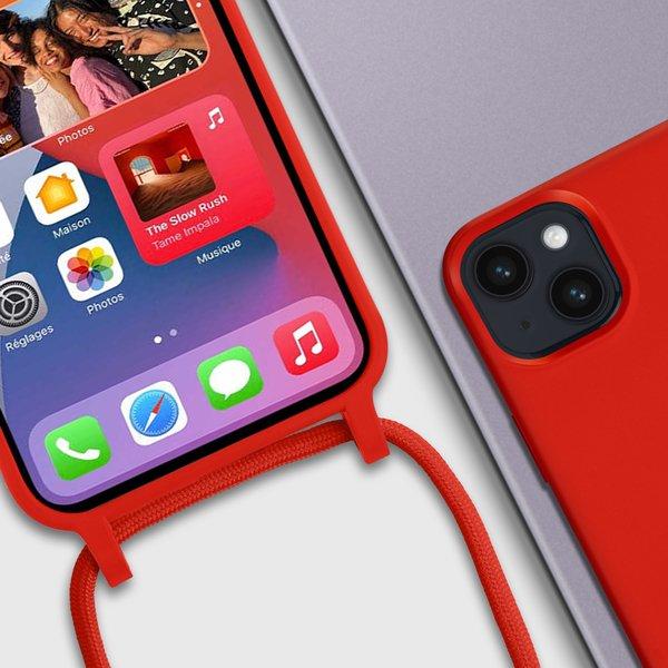 Avizar Kettenhülle iPhone 14 Rot