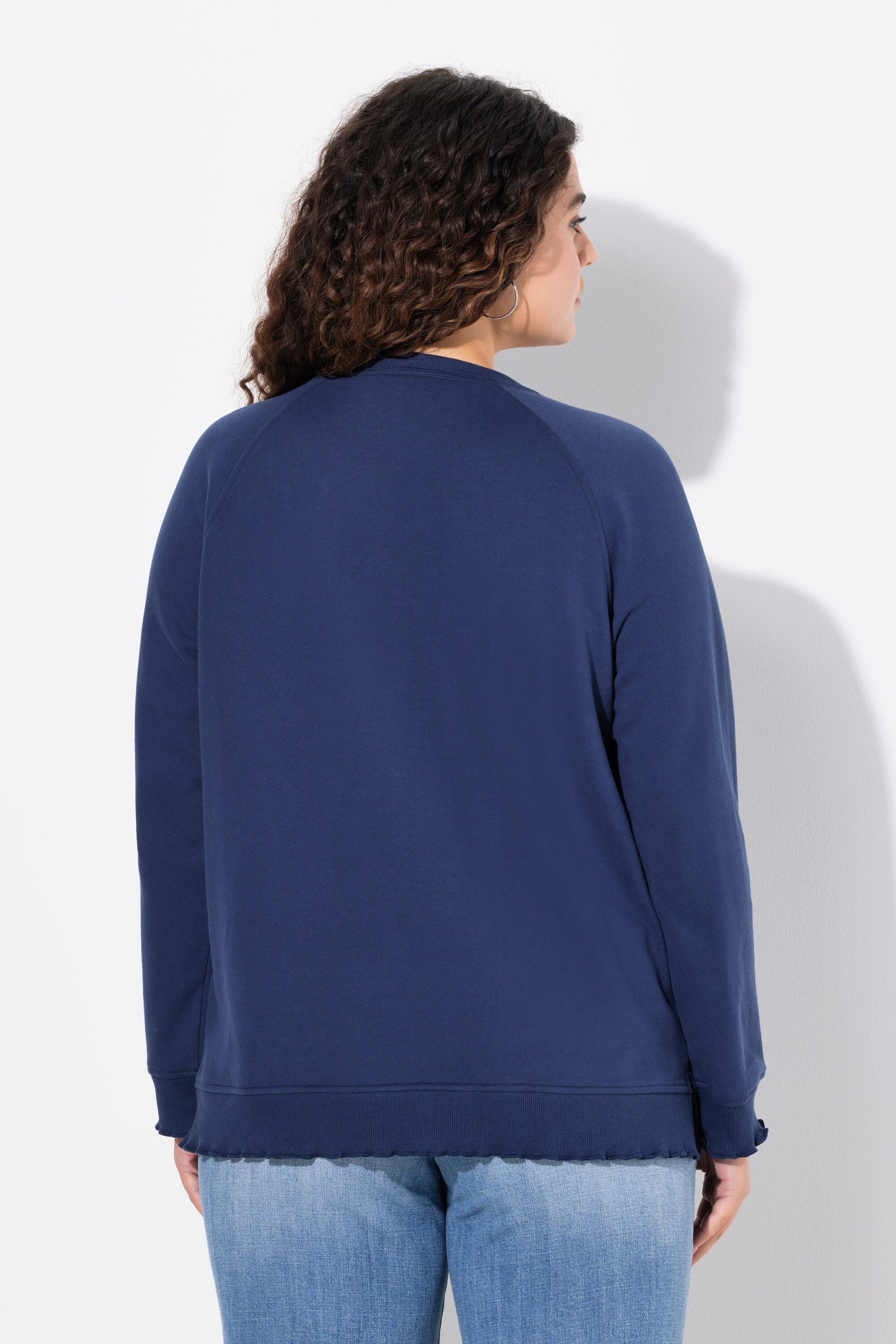 Ulla Popken Sweatshirt, New Casual, Rundhals, Langarm