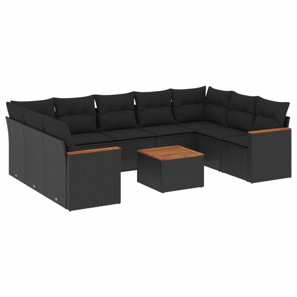 VidaXL Garten sofagarnitur poly-rattan