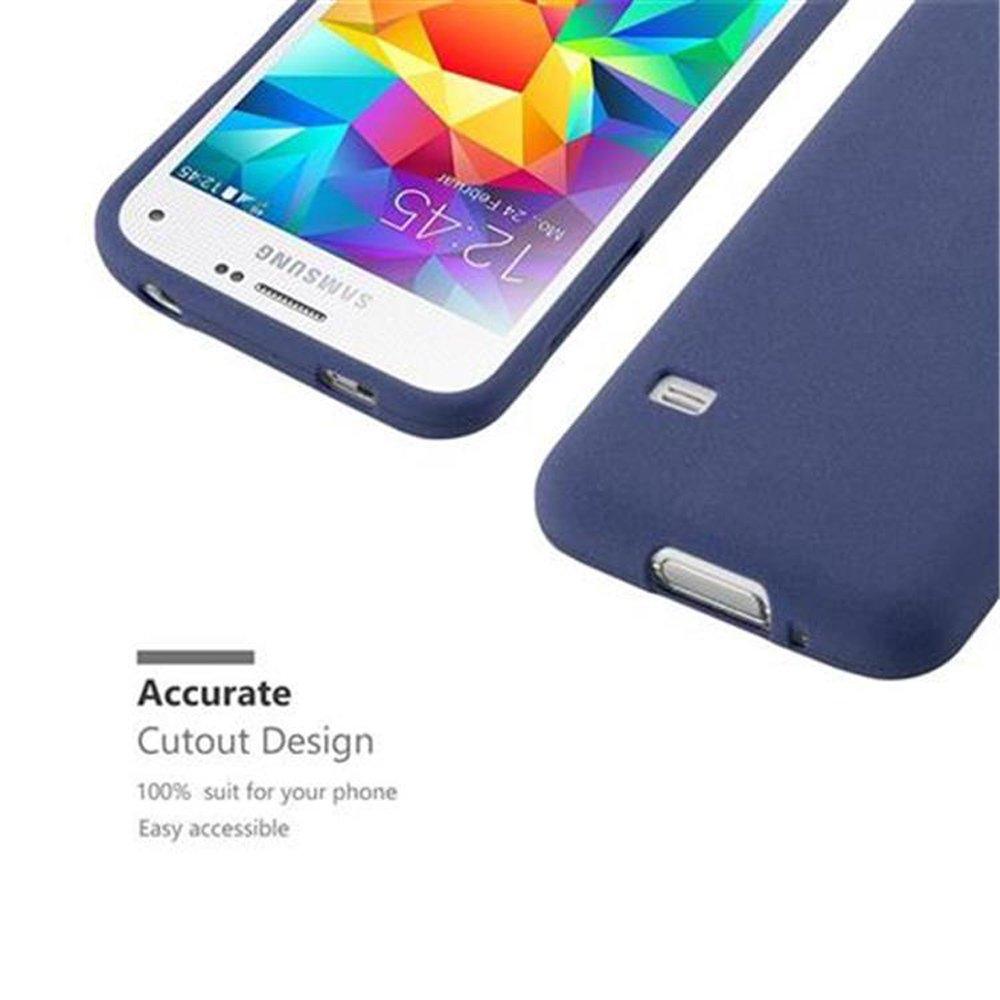 Cadorabo Hülle für Samsung Galaxy S5 MINI / S5 MINI DUOS TPU Silikon Frosted