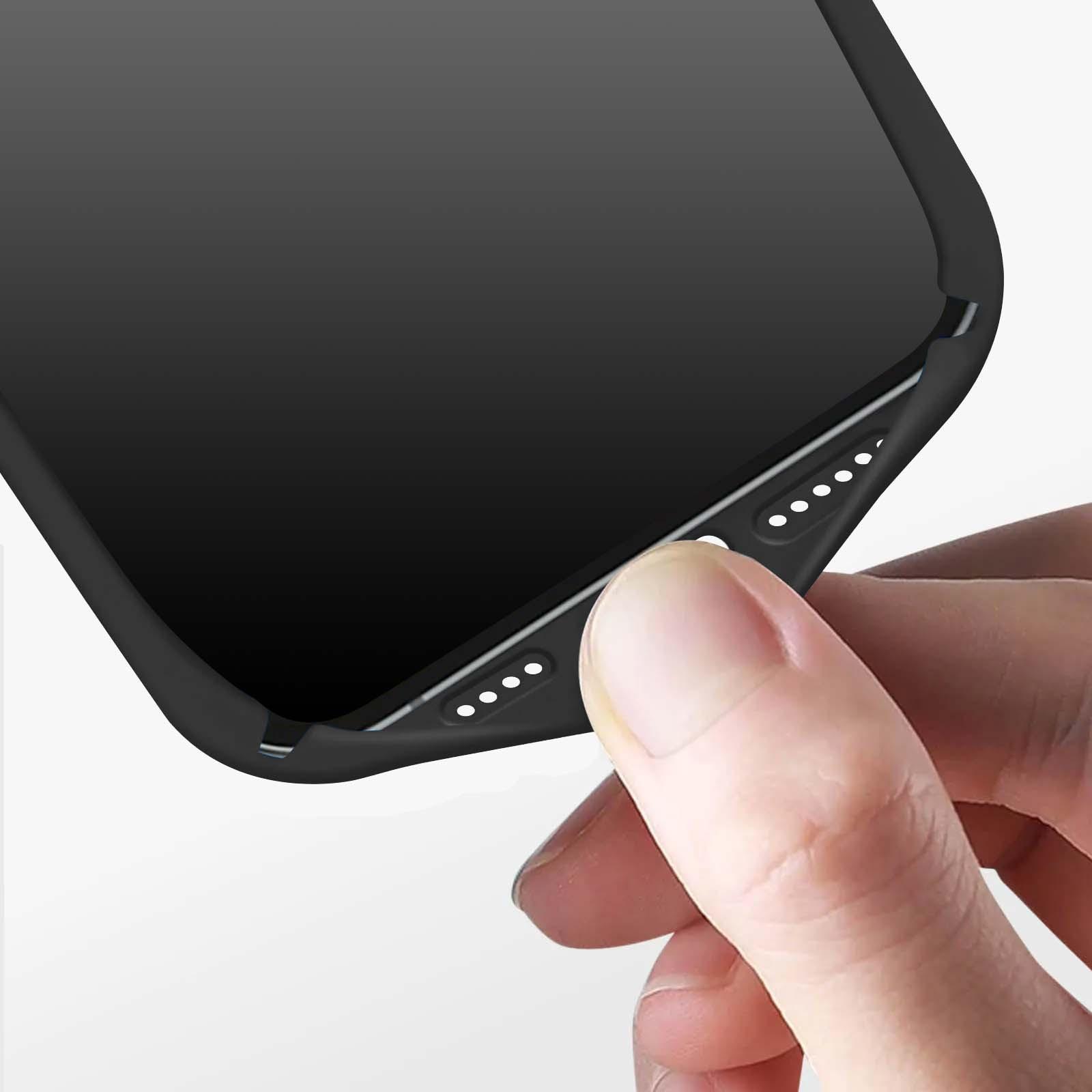 Avizar Handyhülle Apple iPhone 16 Pro Schwarz