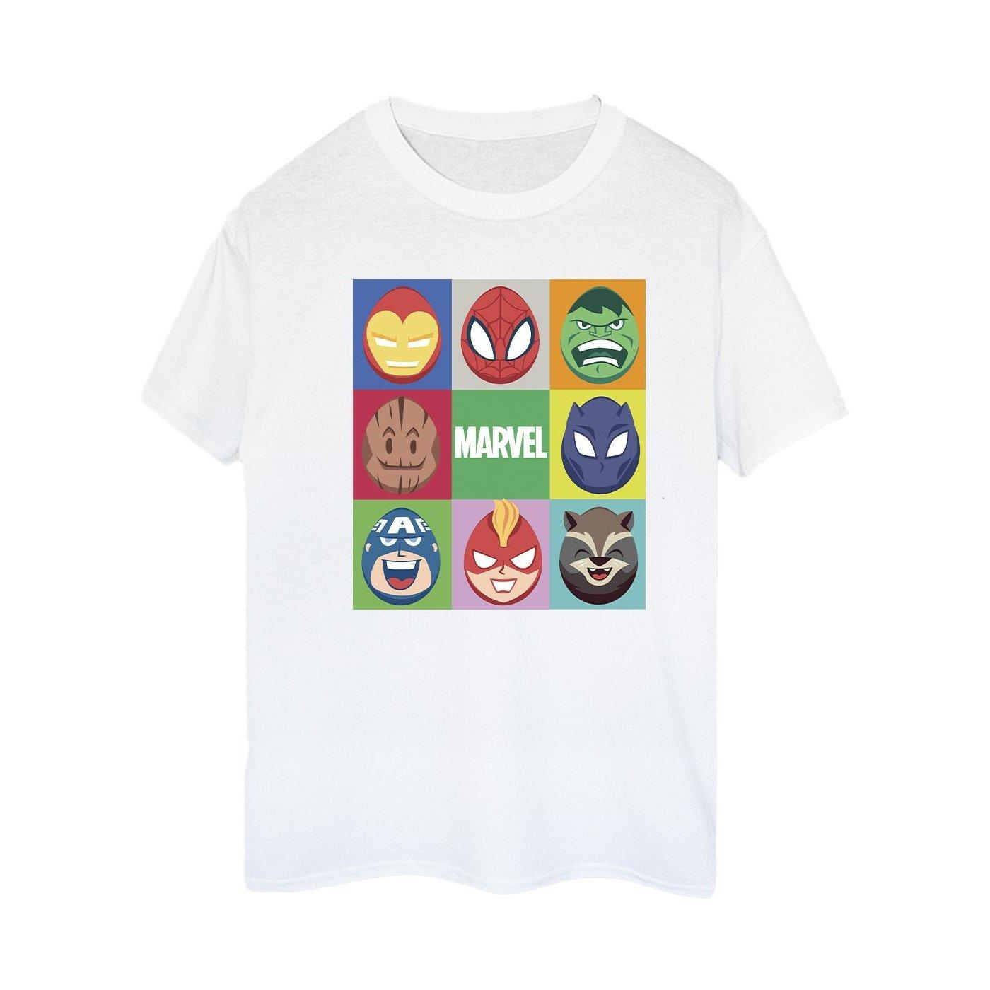 MARVEL Avengers Character Faces T-Shirt