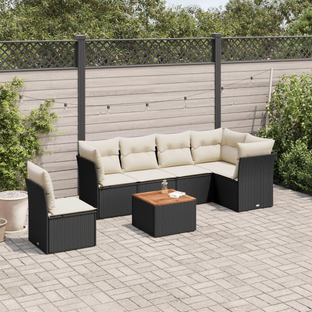 VidaXL Garten sofagarnitur poly-rattan