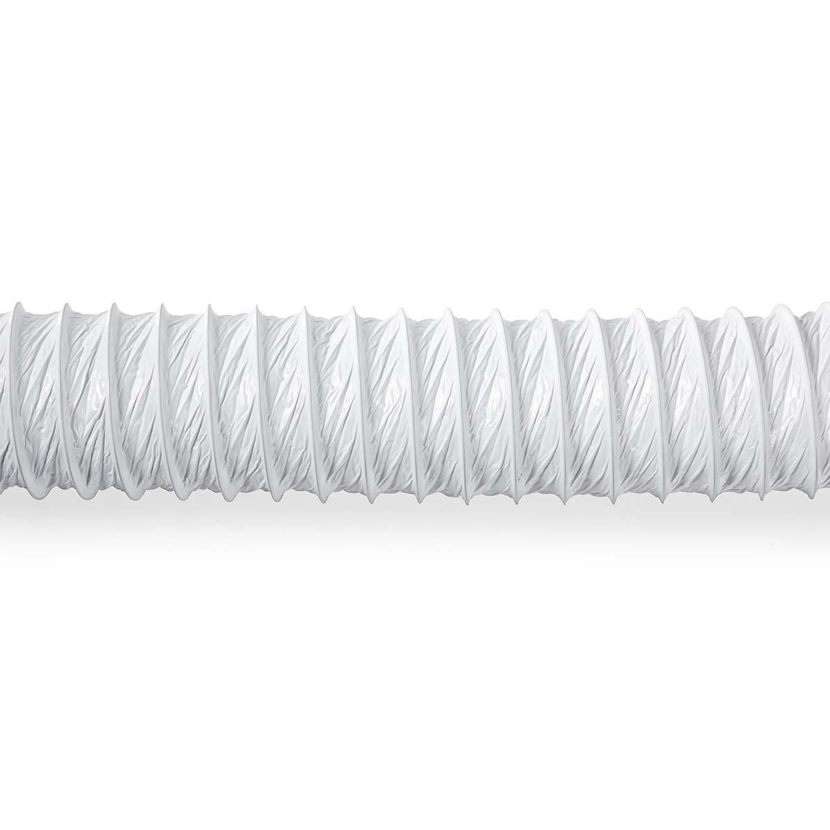 Nedis Luftauslassschlauch PVC | 100 mm | 6,00 m | Geeignet für: Belüftung / Wäschetrockner | Weiß