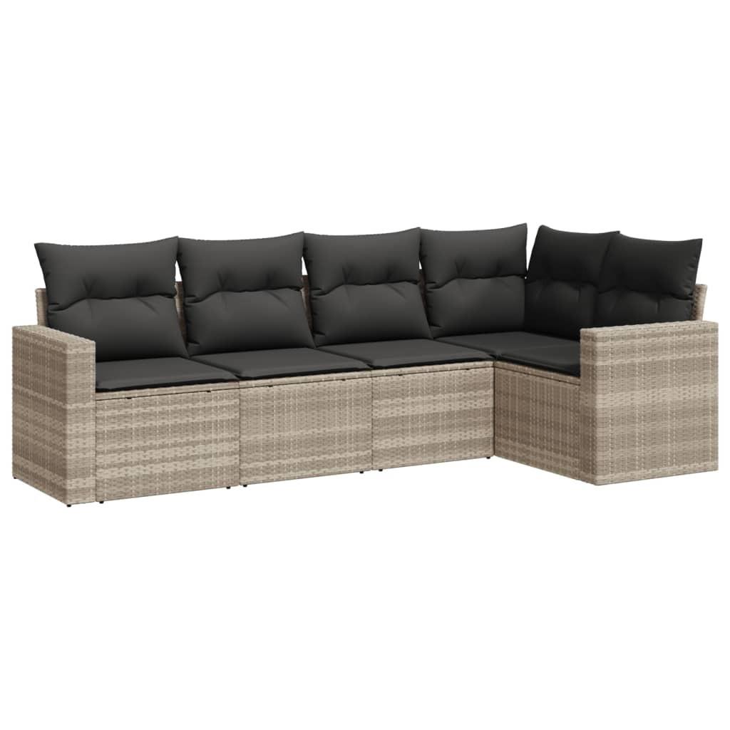 VidaXL Garten sofagarnitur poly-rattan