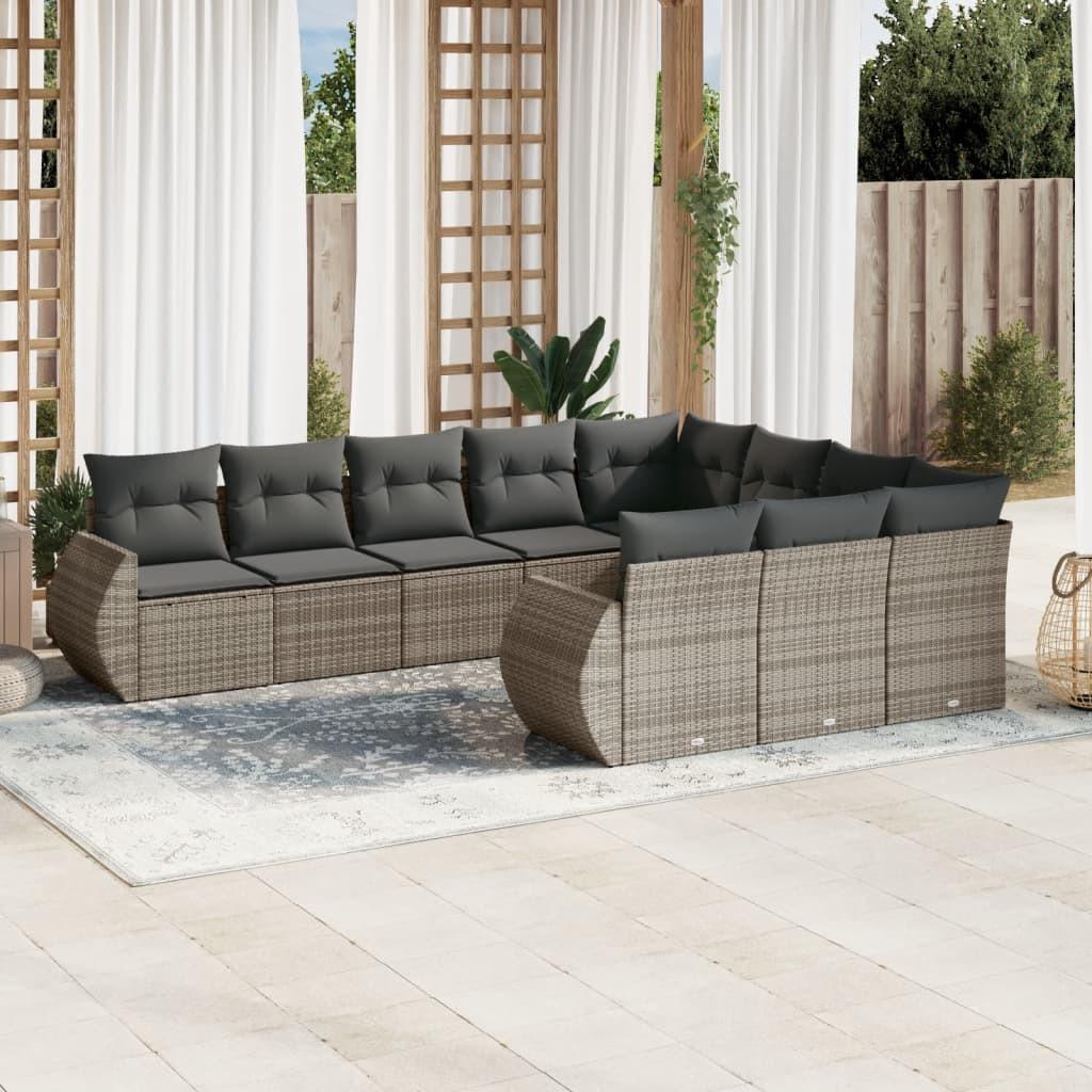 VidaXL Garten sofagarnitur poly-rattan